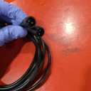 PATIKIL 3.28Ft 2 Pin Extension Cable Wire, 2Pcs 22 AWG Waterproof IP67 Connector with Male and Female at Both Ends for LED Strips, Black