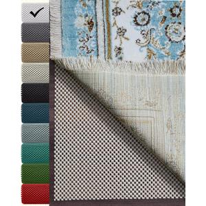 Veken Non Slip Rug Pad Gripper 8 x 10 Feet Extra Thick Pads for Any Hard Surface Floors, Keep Your Rugs Safe and in Place, Under Carpet Anti Skid Mat (White)