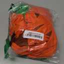 Halloween Pumpkin Costume for Women Kids,Glow in the Dark Adult Halloween Costume with Poncho,Headband & Bag (one-size)