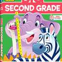 School Zone - Big Second Grade Workbook - Ages 7 to 8, 2nd Grade, Word Problems, Reading Comprehension, Phonics, Math, Science, and More (School Zone Big Workbook Series) Perfect Paperback 
