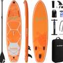Inflatable Stand-Up Paddle Boards 32"/33"/34" Widths Inflatable Paddle Board with SUP Accessories, Camera Mount, Basic All-Around SUP Board for All Skill Levels, Up to 450lbs