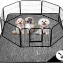 PUPIBOO Washable Pee Pads for Dogs and Cats - Super Absorbent Reusable Puppy Training Pads - 100% Waterproof, Leak-Proof & Non-Slip Whelping Pads for Pet Housebreaking (72 x 72 Inch (Pack of 1), Grey Fleece)