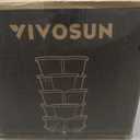 VIVOSUN 2-Pack 5 Tier Vertical Gardening Stackable Planter for Strawberries, Flowers, Herbs, Vegetables, Grey