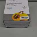 5 PCS Large Fruit Containers for Fridge - Leakproof Food Storage Containers with Removable Colander - Dishwasher & microwave safe Produce Containers Keep Fruits, Vegetables, Berry, Meat Fresh longer