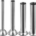 4Pcs Sausage Stuffing Tubes,Stainless Steel Sausage Stuffer Funnels for Meat Grinder,Sausage Filling Tuber,Sausage Stuffer Parts,Multiple Diameters 4 Sizes 0.63"/16mm,0.86"/22mm,1.26"/31mm,1.5"/38mm