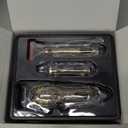 Hair Clippers for Men Barber Clippers and Trimmer Set of 3, Professional Cordless Nose and Beard Trimmer Hair Cutting Grooming Kit, Rechargeable, LCD Display