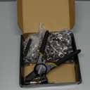 Grommet Tool Kit, 3/8 inch Handheld Eyelet Kit Manual Grommet Press Machine with 500 pcs 10 mm Grommets