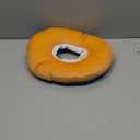 Cat Cone Soft Collar,Adjustable Cat Recovery Collars Kitten Cones to Stop Licking, Cute Donut Neck Collar After Surgery, Elizabethan Kittens Protective Cones After Spay (Donut Blue, Large)