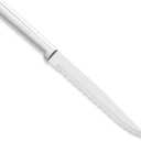 RADA Cutlery Serrated Slicer Knife (R138), 7" Stainless Steel Hollow Ground Serrated Blade, Made in USA, Silver Handle, Pack of 6, Silver