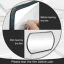 2 Pcs Acrylic Garage Parking Mirror 24" x 15" Convex Security Mirror Rectangular Convex Corner Mirror Blindspot Mirror with Protective Film for Driveway Traffic