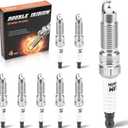 SP509 Double Iridium Spark Plugs for 2008-2019 Ford F-150 F-250 F-350 F-450 Expedition Explorer Mustang, Lincoln Navigator, Mercury Mountaineer & More F-Series Models Replace# PZNAR6A11H HJFS24FP