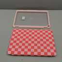 Kidcube for Kindle Fire HD 10/10 Plus Tablet Case - 13th/11th Generation (2023/2021) 10.1" Women Girls Cute Girly Kawaii Design Rotating Stand Pencil Holder Folio Cases for Amazon Fire HD 10/10 Plus (4-Pink Plaid)