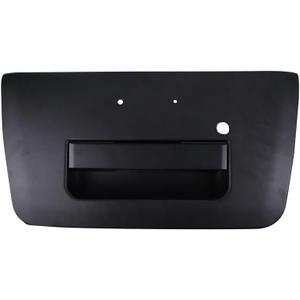 Matte Smooth Black Tailgate Handle Rear Bed Outer Door Handle Open Lock Close Latch Compatible with Nissan Frontier 2005-2014