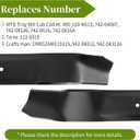 742-0616A 21 inch Mower Blade Compatible with Cub Cad et MTD 42 inch Mower Deck, 742-0616 Mulching Blades Fit for Cub Cad et Troy-Bilt LT1040 LT1042 RZT42, Replace 742-04308 942-0616, 2 Pack