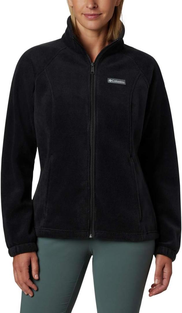 Columbia Women's Benton Springs Full Zip (Medium, Black)