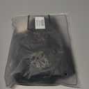 Women's Open Front Bolero Shrug Lightweight Knit Hollow Out Cropped Cardigan (Black, XL)