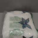 OPCAKM Women's Cropped Puffer Jacket Lightweight Flower Embroidery Quilted Outerwear Coats(White-M)