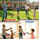 JoyCat Toss and Catch Ball Game with 2 Gloves for Kids & 2 Paddles for Adult or Kids, Outdoor Toys for Family Camping, Beach & Yard Games, Toddler Baseball Glove, Gifts for 3-12 Year Old