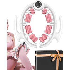 Cellulite Massage Roller - Anti-Cellulite Massager with Detachable Roller Handles for Thighs, Legs & Buttocks - Fascia Massage Tool for Lymphatic Drainage & Deep Tissue Therapy (Pink)