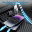 2 x [Apple MFi Certified] iPhone Fast Car Charger, Dual USB A Rapid Car Charger with 2x3Ft Lightning Cable Cord Compatible for iPhone 14/13/12/11/Pro Max/XS/XR/X/8 Plus/7/SE, iPad, Airpods