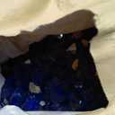 35 lbs Fire Glass for Propane Fire Pit, 1/2 Inch Fire Pit Glass Rocks for Gas Fireplace, Reflective Glass Rocks for Fire Pit Table, Cobalt Blue