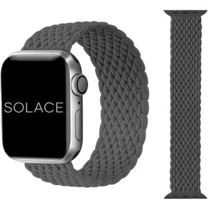 Solace Bands Imperium V2 Loop - Compatible with Apple Watch Bands Stretchable Sport Loop Band for Women and Men, iWatch Bands for 38mm 40mm 41mm 42mm 44mm 45mm Ultra, SE and Series 8 7 6 5 4 3 2 1 (Grey)