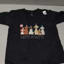 Lets Pawty Cute Dogs Party Celebration T-Shirt, Kids 6