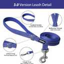 AIITLE Step in Dog Harness and Leash Set - No Pull Escape Proof Vest Harnesses with Soft Mesh and Reflective Bands, Adjustable Pet Outdoor Harnesses for Medium Dogs Royal Blue M