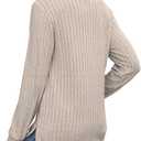 Beimuc Long Sleeve Shirts for Women Tunic Tops 2025 Fall Clothes Lightweight Crewneck Sweaters Loose Fit Curved Hem (Pink, L)