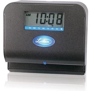 Lathem Tru-Align Thermal Print Time Clock, Automatic, Includes 25 E8 Time Cards, Gray (800P)
