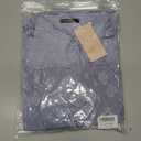 dowerme Women's Casual Dresses 2025 Fall Fashion Long Sleeve Button Up Floral Print Belted Tiered Boho Maxi Party Dress (Purple, S)