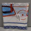 4 Pack Tablecloths - 86.6" x 51.2" Ice Hockey Field Table Cover - Reusable Dining Room Kitchen Rectangular Tablecloth for Sports Events and Birthday Parties