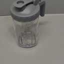 Breast Milk Pitcher Jug - 32 oz Glass Mason Jar Airtight Pitcher with Pour Spout Handle for Breastmilk, Iced Tea, Ice Drinks Storage Container (Gray)