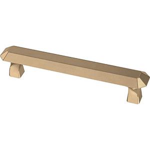 Franklin Brass Napier (1-Pack) Cabinet Handles 3-3/4" Hole to Hole Champagne Bronze Kitchen Cabinet Pulls Drawer Handles Cabinet Hardware Dresser Gold Drawer Pulls P41761K-CZ-C, Set of 3