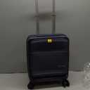 biaggi Runway Hybrid Expandable Underseat Carry-On  Lightweight TSA-Approved Polycarbonate Travel Bag, Perfect for Getaways & Long Weekends (Expandable Underseater, Navy Blue)