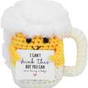 2 x Pregnancy Baby Announcement Gifts for Grandparents Aunt Expecting Mom Funny Pregnancy Gifts for New Mom Pregnant Moms First Time Mothers Handmade Crochet Doll (Doll 1307)