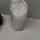 Acellegic 50 Pcs Clear Strawless Plastic Lids Fits for 12, 16, 20 and 24 oz Cups Disposable PET Sipper Cup Lids for Iced Coffee Milkshake Party Supplies (Transparent, 98mm)