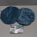 Turquoize 2 Pack Bar Stool Covers Round Stool Covers with Elastic Bands Bar Stool Seat Covers Slipcover Washable Stool Cushion Covers Feature Stretch Thick Fabric, Dia 12"-14", Medium, Peacock Blue