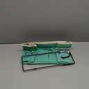 Bedside Caddy Hanging Storage with Water Bottle Holder for Bunk Bed Hospital Bed Dorm Rooms (Light Green)