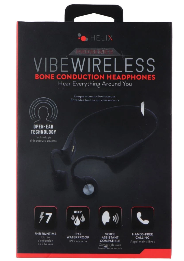 Helix,Vibe Wireless,Bone Conduction Headphones