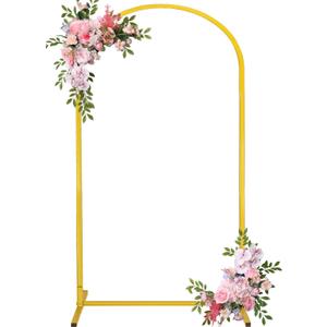 Fivenl Arch Backdrop Stand 7.2FT Balloon Arch Stand Stable Gold Wedding Arch Frame Metal Arch Backdrop Stand for Wedding Ceremony Birthday Party Bridal Baby Shower Banquet Decoration Fivenl Arch Backdrop Stand 7.2FT Balloon Arch Stand Stable Gold Wedding Arch Frame Metal Arch Backdrop Stand for Wedding Ceremony Birthday Party Bridal Baby Shower Banquet Decoration