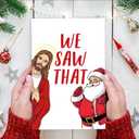 3 x Funny Christmas Card for Him Her, Sassy Christmas Card&Gift for Bestie BFF Best Friend Brother Sister Family Coworker, Happy Holidays Cards for Women Men (#8)