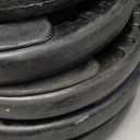 1 Inch Cast Iron Standard Weight Plates with 5FT Standard Barbell Bar & Star Locks, Total 45 Pounds Set (35 Lbs Plates + 10 Lbs Bar)