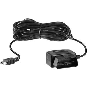 OBD2 OBD Power Cable for Dash Camera, MarsPro OBD to Mini USB OBDII Adapter Hardwire Charger Cable 24 Hours Surveillance and Acc Two Mode