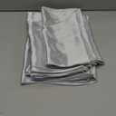 6Pack Table Runner 12 x 108 Inches Satin Silk Table Runner for Wedding, Birthday Party, Banquets, Graduations Decoration, fit Rectange and Round Table-Silver