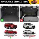 JTYZSM Floor Mats & Trunk Mat for 2023 2024 2025 Honda CRV Hybrid Cargo Mats All Weather Floor Liners with Rear Cargo Mat for 2023-2025 Honda CR-V Accessories (Fit 23-25 Hybrid Upper Deck)