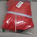 Dog Coat, Warm Dog Winter Coat Reflective Jacket Waterproof Fleece Vest, Pet Jacket Cozy for Cold Weather, Dogs Snowsuit Windproof, Adjustable Buckle for Large Dogs (Red) L