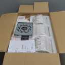 Modern Crystal Bathroom Vanity Light, 3-Lights Bathroom Light Fixtures, Chrome Vanity Light Fixtures over Mirror, Easy Installation & Dimmable Lighting, Crystal Wall Light Fixtures for Bathroom