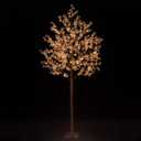 TYBEEU 6ft Lighted Baby's Breath Tree with 184 Warm White LED Lights, Dimmable, Ideal for Indoor & Outdoor Holiday Decor, Home, Garden, Wedding & Party
