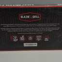 AVIEUS Grill Prep and Serve Trays | Set of 2 Stackable, Melamine Trays | Serving Tray & Marinating Tray | Serving Platter for Plating Food & BBQ Prep Tub for Marinating Meats | Grill Accessories |